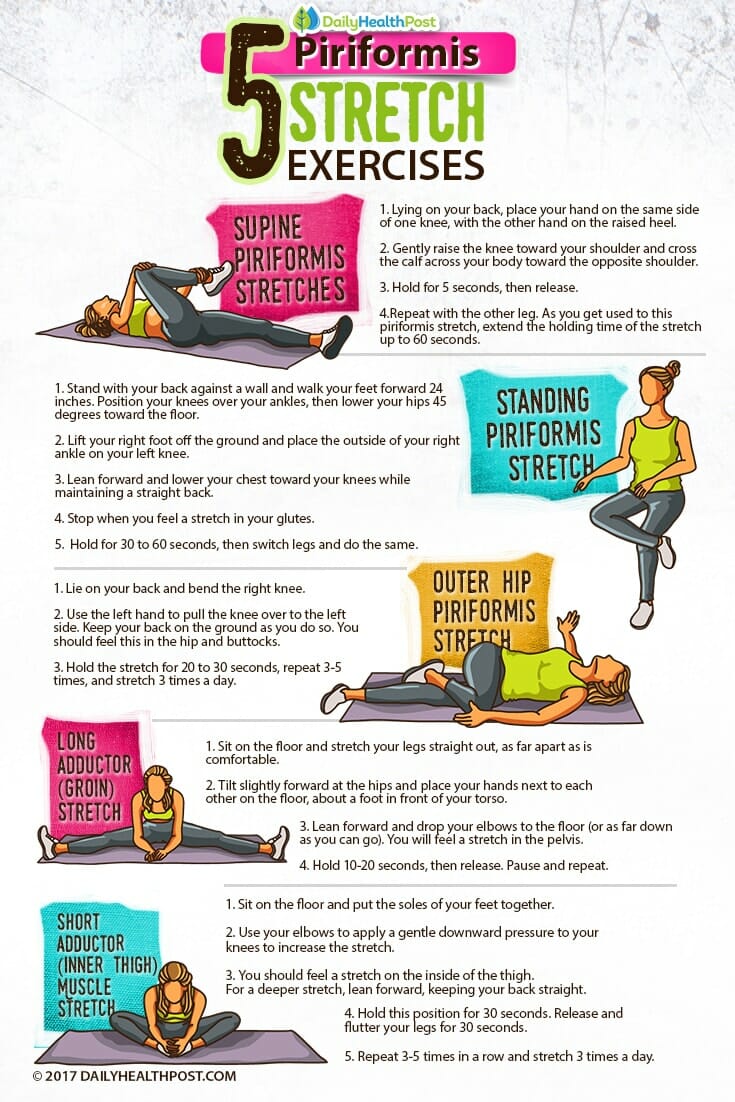 5 Piriformis Stretch Exercises - HealthStatus